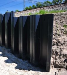 Hybrid sheet piling